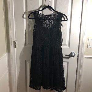Black laced dress